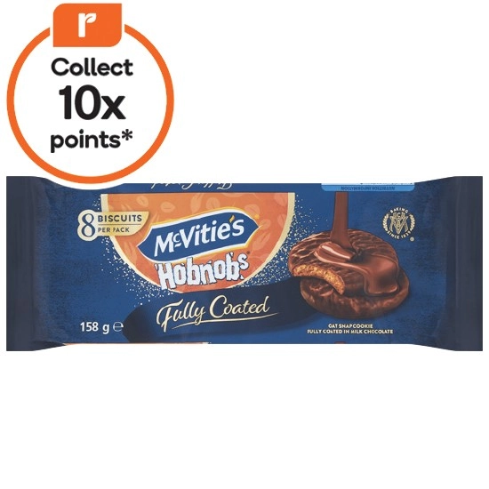 McVitie’s Hobnobs or Digestives Fully Coated 158g