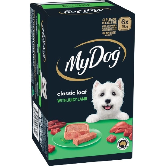 My Dog Wet Dog Food Pk 6 x 100g