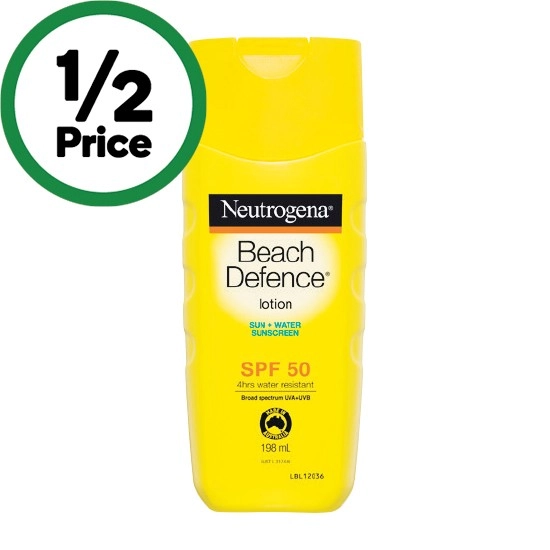 Neutrogena Beach Defence Sunscreen Lotion SPF50 198ml~