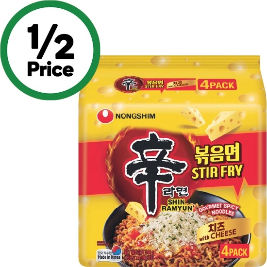 Nongshim Premium Noodles 388-700g Pk 4-5