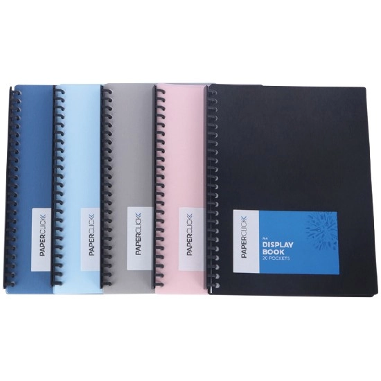 Paperclick Display Book A4 20 Pockets