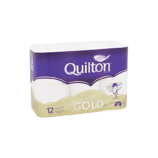 Quilton Gold Toilet Paper Pk 12