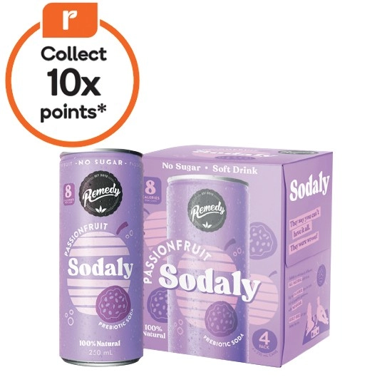 Remedy Sodaly 4 x 250ml