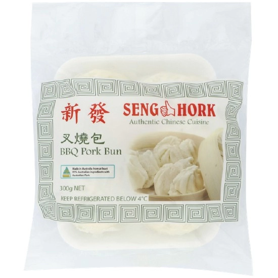 Seng Hork BBQ Pork Buns Pk 4 – From the Fridge