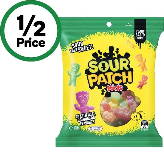 Sour Patch Kids 190g or Pascall Sugar Bags 160-300g