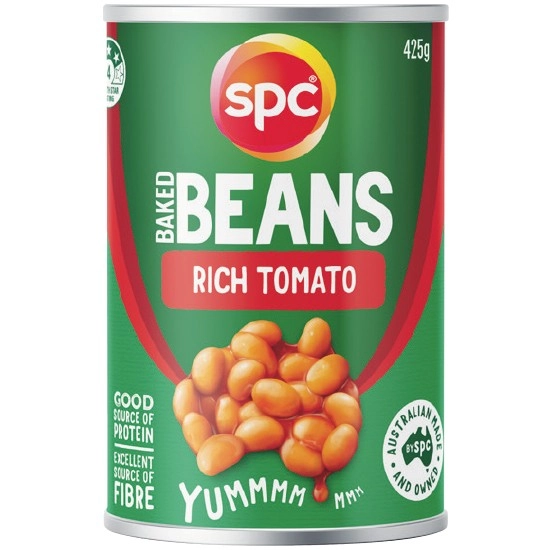 SPC Baked Beans or Spaghetti 420-425g