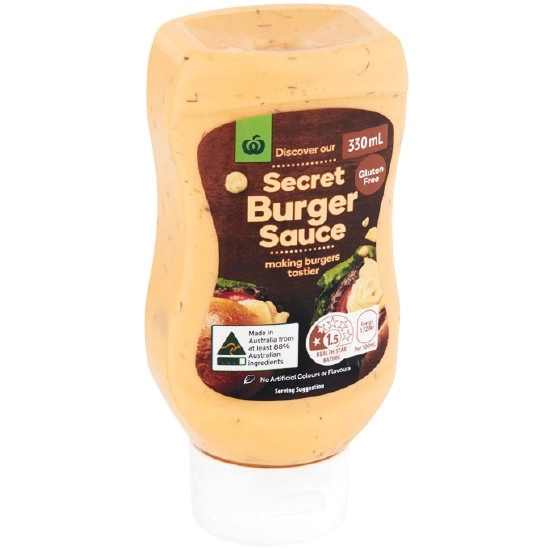 Woolworths Secret Burger Sauce 330ml