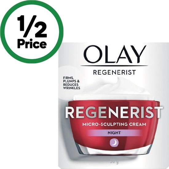 Olay Regenerist Micro-Sculpting Night Face Cream Moisturiser 50g