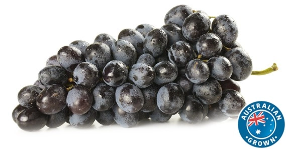 Australian Loose Black Seedless Grapes