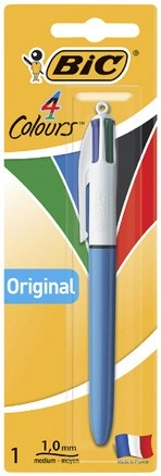 Bic 4 Colour Pen 1 Pack