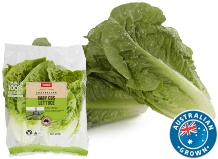 Coles Australian Baby Cos Lettuce 2 Pack