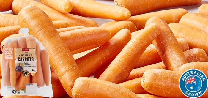 Coles Australian Carrots 1kg Bag