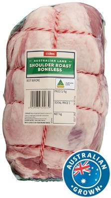 Coles Australian Lamb Boneless Shoulder Roast