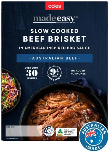 Coles Made Easy Slow Cooked Beef Brisket 700g