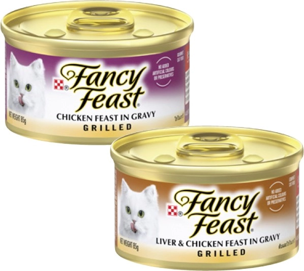 Fancy Feast Classic or Creamy Delights Cat Food 85g