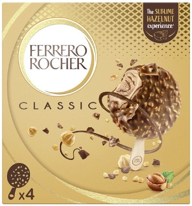 Ferrero or Raffaello Frozen Dessert 4 Pack 188g-200g