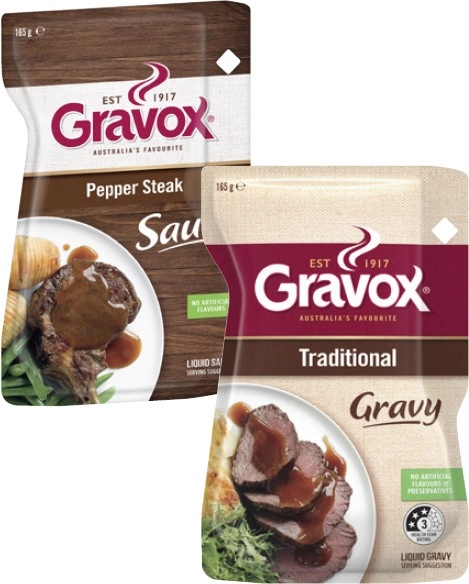 Gravox Liquid Gravy or Finishing Sauce 165g