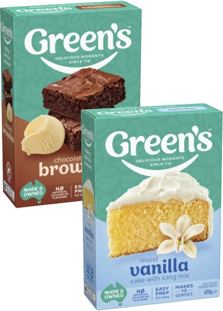 Green's Traditional Baking Mix 380g-470g