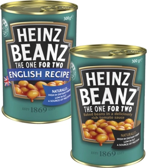 Heinz Baked Beanz or Spaghetti 300g