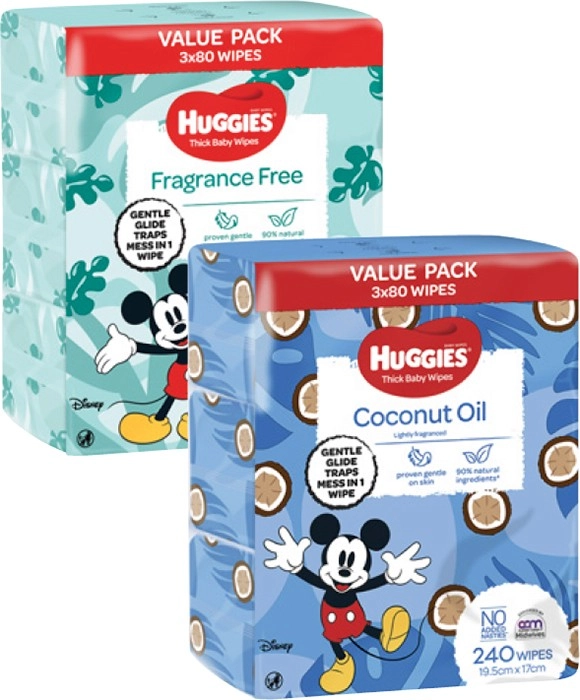 Huggies Baby Wipes 216 Pack-240 Pack