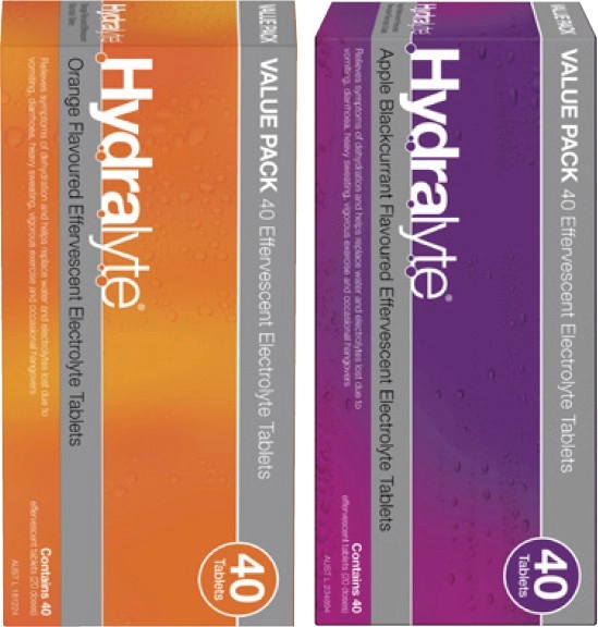 Hydralyte Effervescent Tablets 40 Pack^