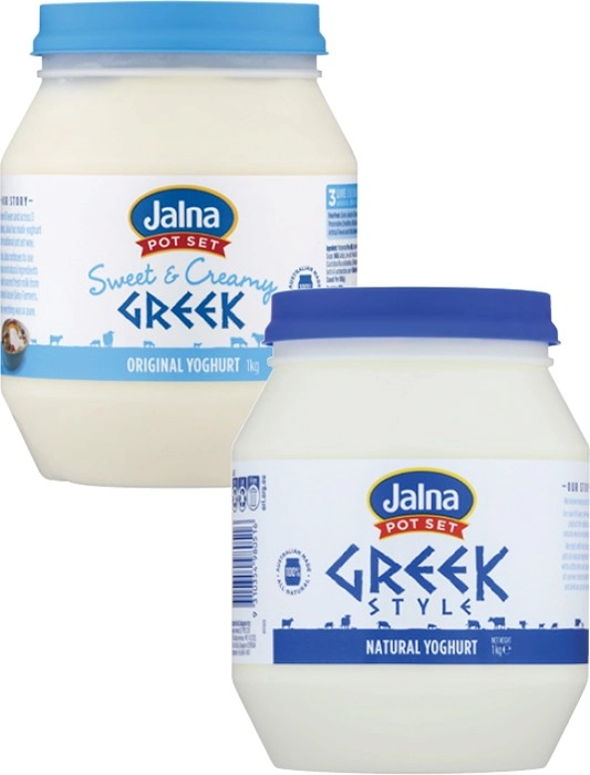 Jalna Greek Style Yoghurt 1kg