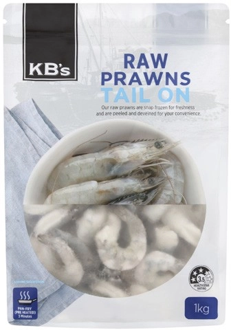 KB's Raw Prawns Tail On 1kg