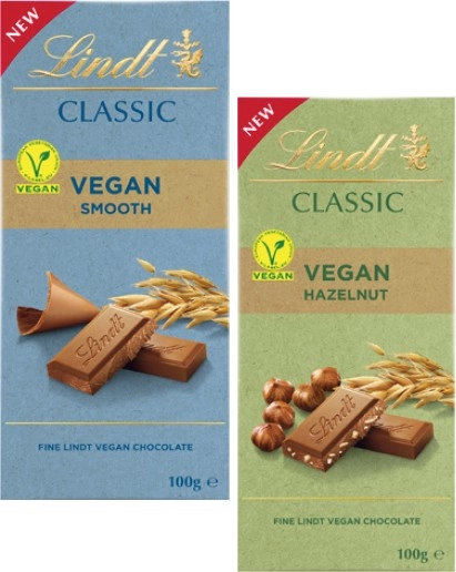 Lindt Vegan Block Chocolate 100g