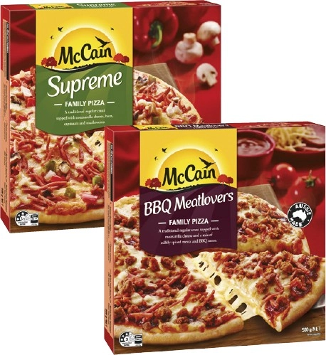 McCain Family Pizza 490g-500g