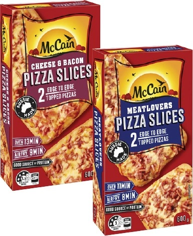 McCain Pizza Slices 2 Pack 600g