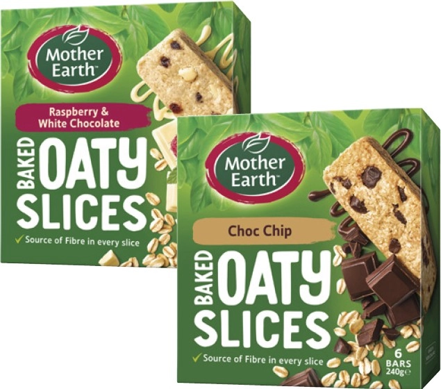 Mother Earth Baked Oaty Slices 240g