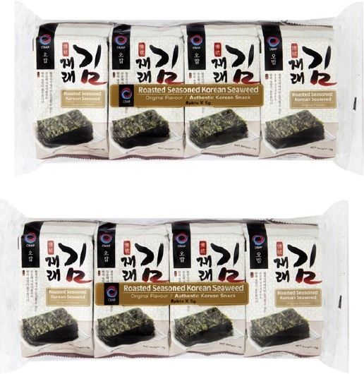 Obap Roasted Seaweed 8 Pack 40g