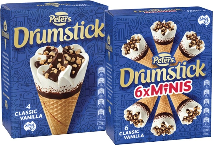 Peters Drumstick 4 Pack-6 Pack 475mL-490mL