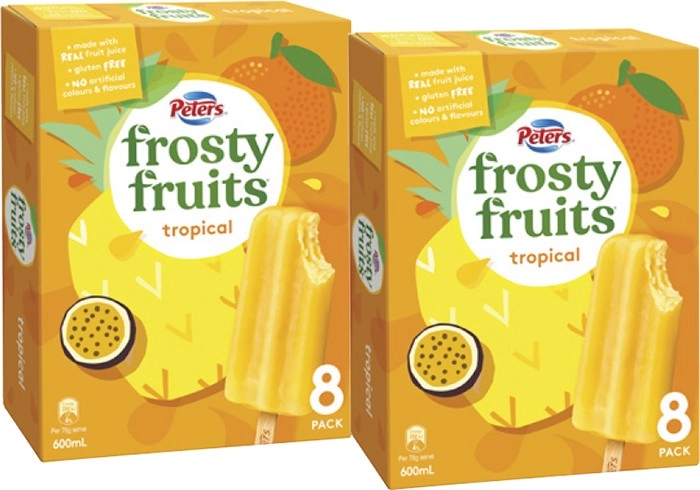 Peters Frosty Fruits 6 Pack-8 Pack 420mL-600mL