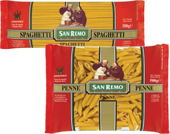 San Remo Pasta 375g-500g