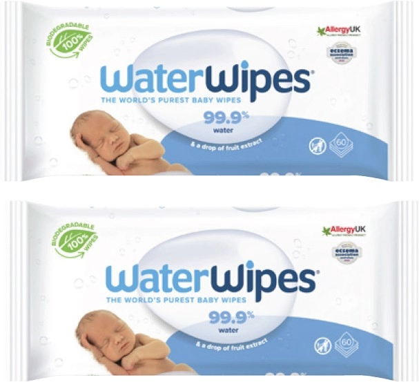 WaterWipes Baby Wipes 60 Pack