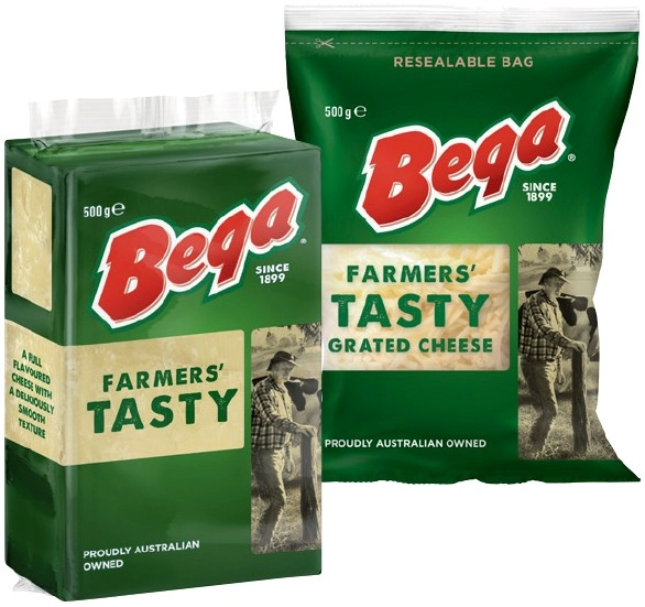 Bega Cheese Block, Sliced or Grated 500g Selected Varieties