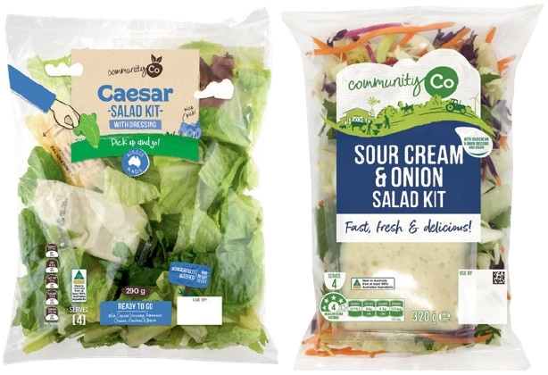 Community Co Caesar Salad Kit 290g or Sour Cream & Onion Salad Kit 320g