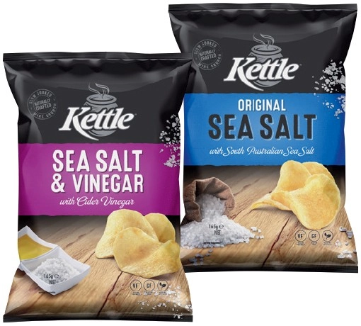 Kettle Potato Chips 150‑165g Selected Varieties