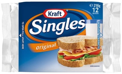 Kraft Cheese Singles Original 216g