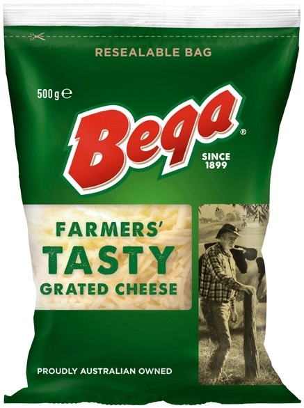 Bega Cheese Grated, Block or Slices 500g Selected Varieties