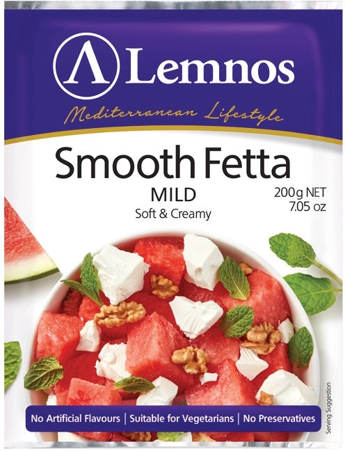 Lemnos Smooth Fetta 200g