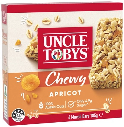 Uncle Tobys Muesli Bars 6 Pack Selected Varieties