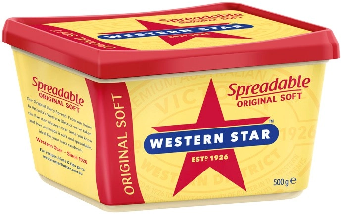 Western Star Spreadable 500g Selected Varieties