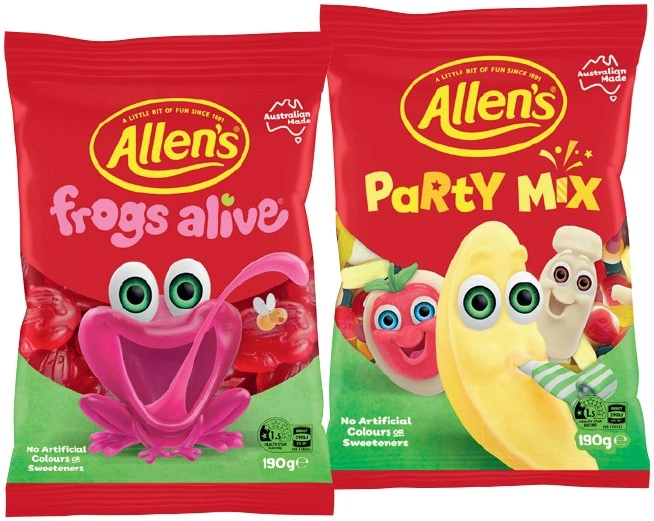 Allen’s Medium Bag 140‑200g Selected Varieties