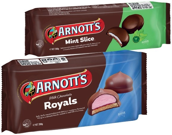 Arnott's Chocolate Biscuits 160‑250g Selected Varieties