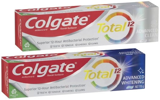 Colgate Total Premium Toothpaste 115g Selected Varieties