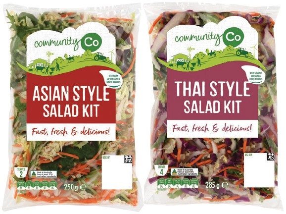 Community Co Asian Style Salad Kit 250g or Thai Style Salad Kit 285g