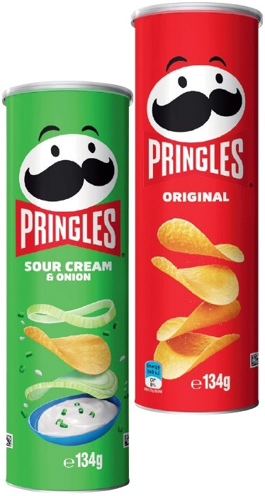 Pringles Chips 118‑134g Selected Varieties