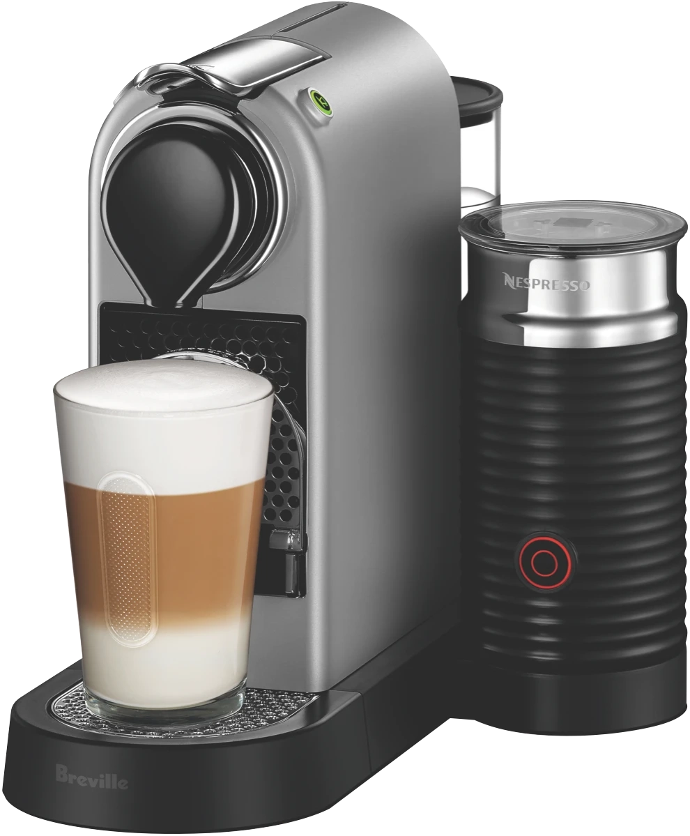 Nespresso Citiz And Milk Capsule Coffee Machine Silver